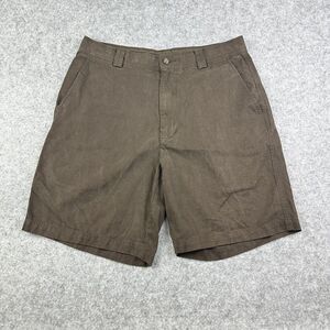 Tommy Bahama Relax Shorts Mens 34 Brown Lyocell Blend Casual Chinos Preppy Beach